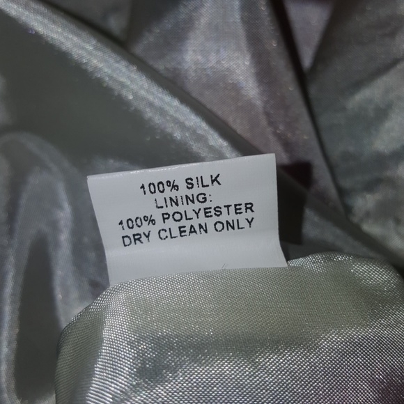 Multicolored silk mini skirt, size 2 - Picture 5 of 5